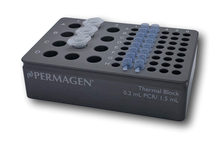 CB0215 0.2 mL PCR / 1.5 mL Microcentrifuge Tube Chiller Permagen Labware